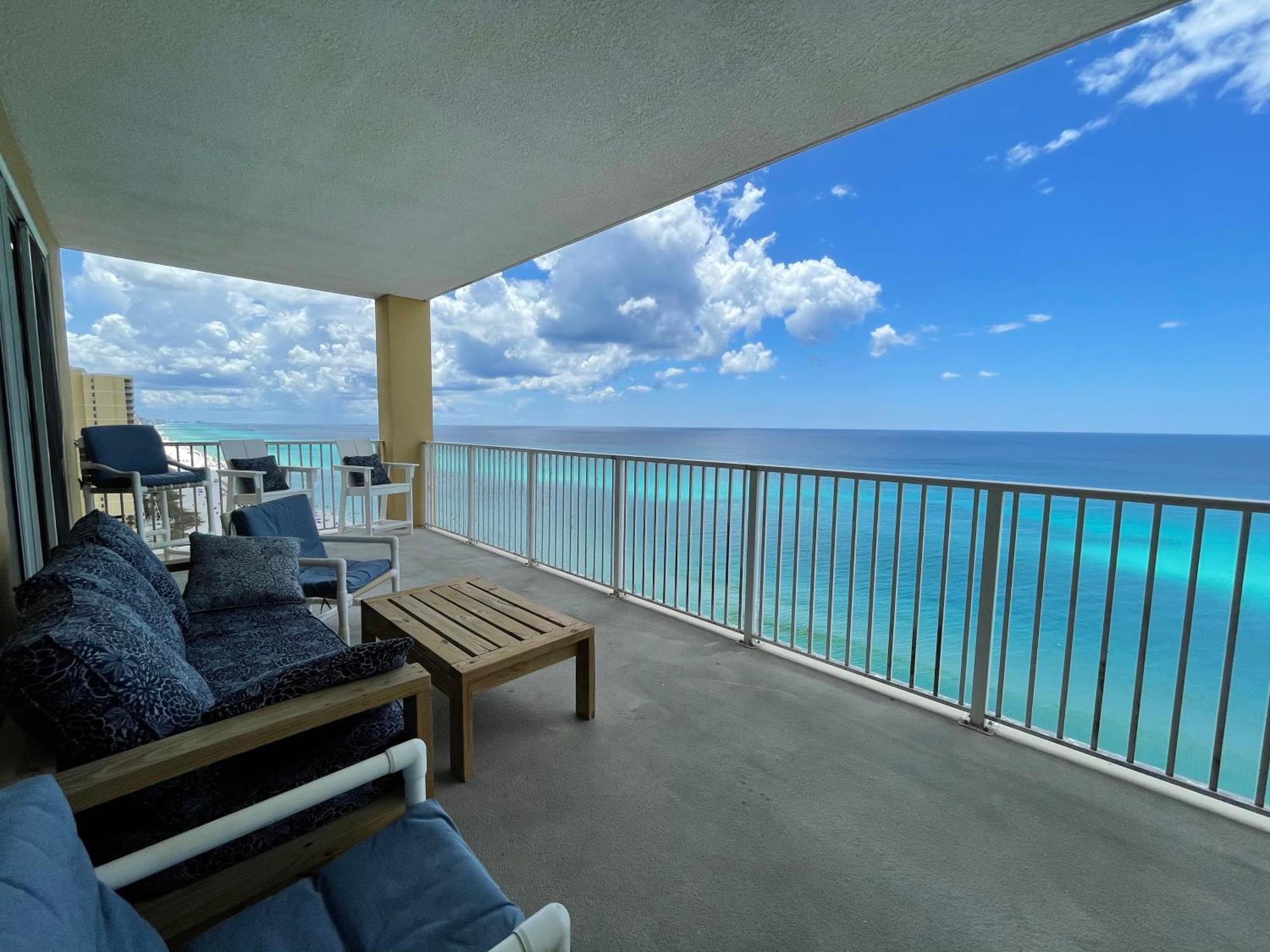 Tropic Winds 1701 Premium Corner Unit With 2 Parkings! Free Beach Chairs Service! Панама-Сіті-Біч Екстер'єр фото